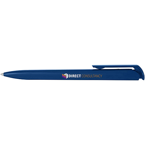 Lucia recycled plastic ballpoint pen (black ink) 2