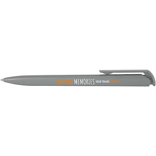 Lucia recycled plastic ballpoint pen (black ink) 2