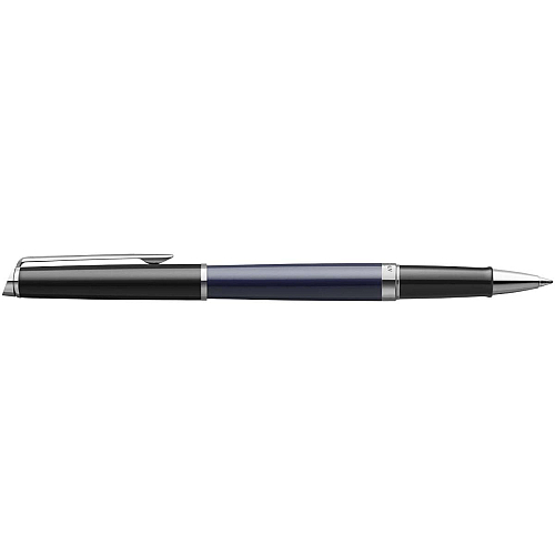 Hemisphere colour blocking rollerball pen with palladium trim (black ink) 3