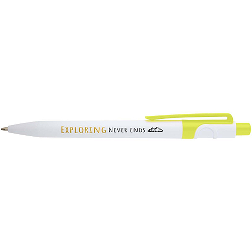 Unica recycled plastic ballpoint pen (blue ink) 2