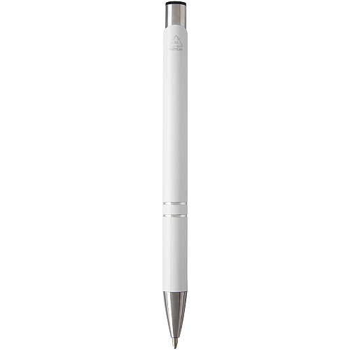 Moneta recycled aluminium ballpoint pen (blue ink) 4