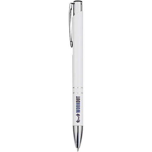 Moneta recycled aluminium ballpoint pen (blue ink) 3