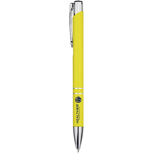 Moneta recycled aluminium ballpoint pen (blue ink) 3