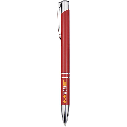 Moneta recycled aluminium ballpoint pen (blue ink) 3