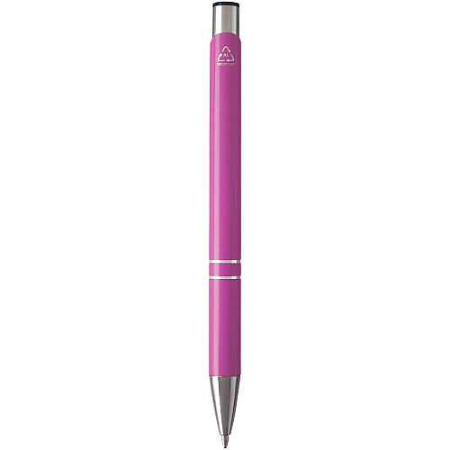 Moneta recycled aluminium ballpoint pen (blue ink) 4