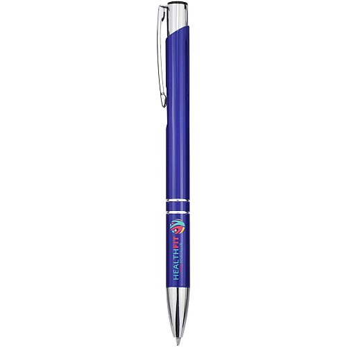 Moneta recycled aluminium ballpoint pen (blue ink) 3