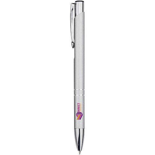 Moneta recycled aluminium ballpoint pen (blue ink) 3