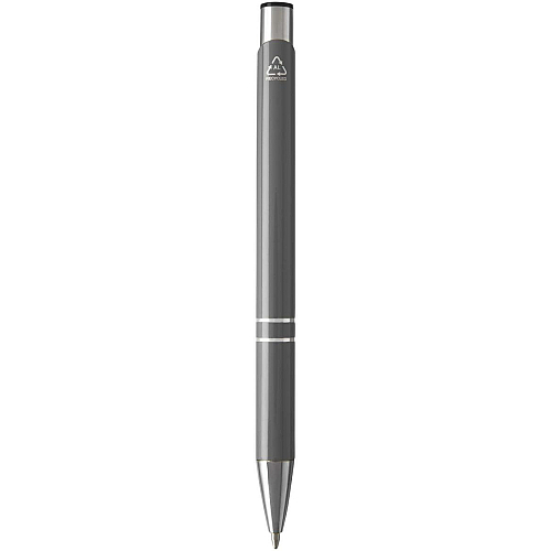 Moneta recycled aluminium ballpoint pen (blue ink) 4