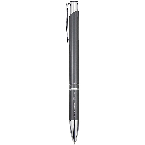 Moneta recycled aluminium ballpoint pen (blue ink) 2