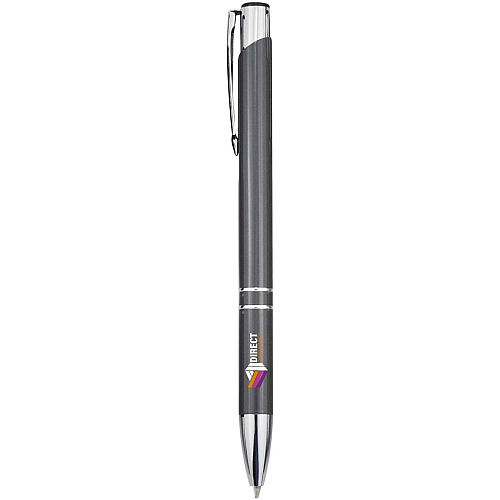 Moneta recycled aluminium ballpoint pen (blue ink) 3