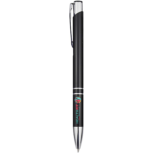 Moneta recycled aluminium ballpoint pen (blue ink) 3