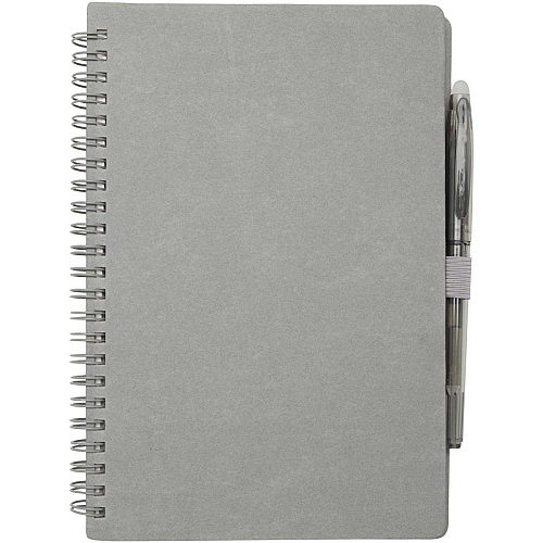 Slate A5 reusable hard cover notebook and pen set (black ink) 3