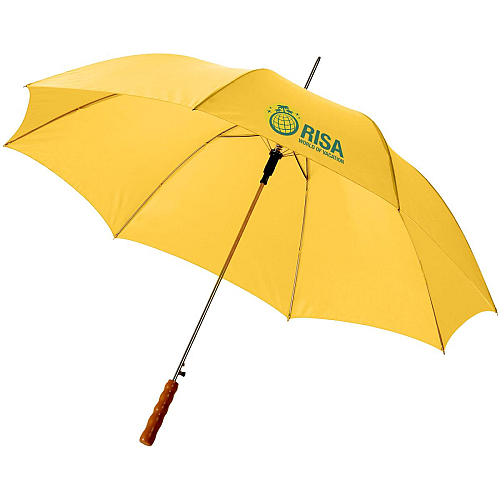 Lisa 23 auto open umbrella with wooden handle 2