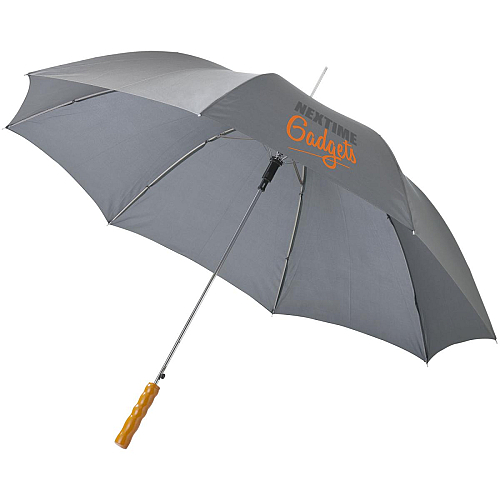 Lisa 23 auto open umbrella with wooden handle 2
