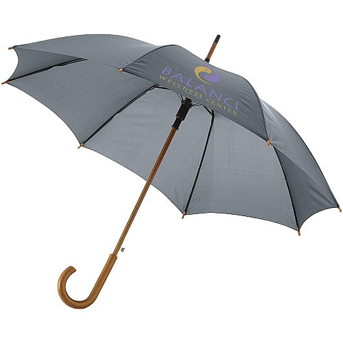 Kyle 23 auto open umbrella wooden shaft and handle 2