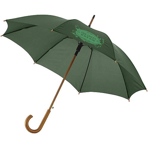 Kyle 23 auto open umbrella wooden shaft and handle 2