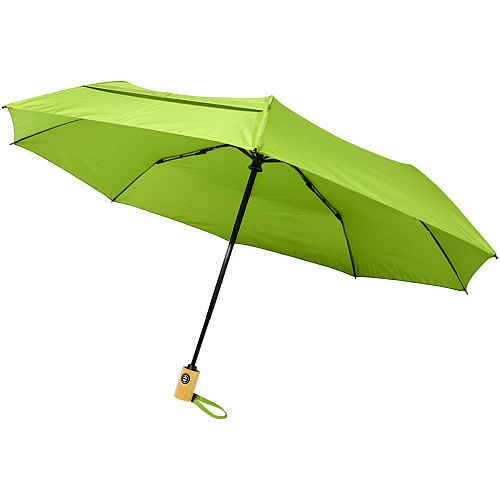 Bo 21 foldable auto open/close recycled PET umbrella 1
