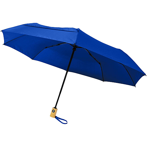 Bo 21 foldable auto open/close recycled PET umbrella 1