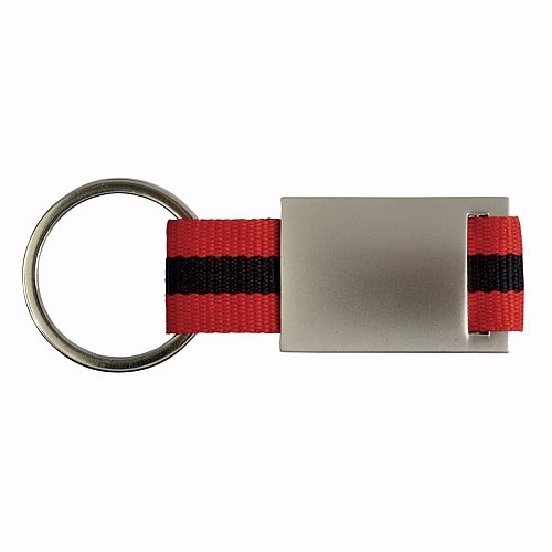 Metal and nylon key ring in a black box 2