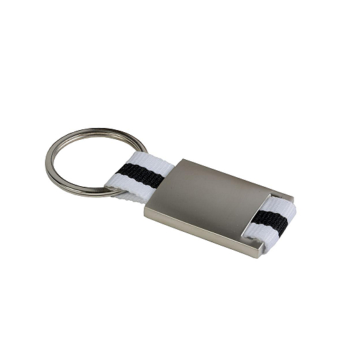 Metal and nylon key ring in a black box 1