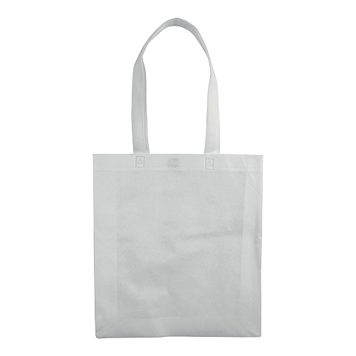 Heat-sealed 70 g/m2 non-woven fabric shopping bag, long handles 2