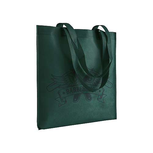 Heat-sealed 70 g/m2 non-woven fabric shopping bag, long handles 3