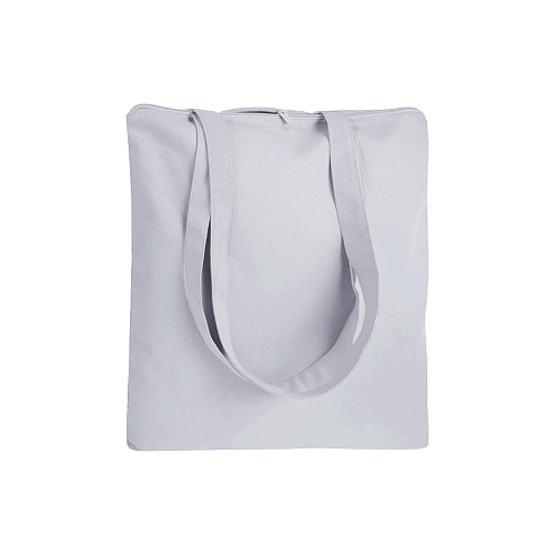 220 g/m2 cotton shopping bag, long handles, zip closure 2