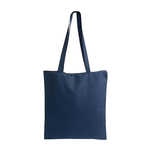 220 g/m2 cotton shopping bag, long handles, zip closure 4