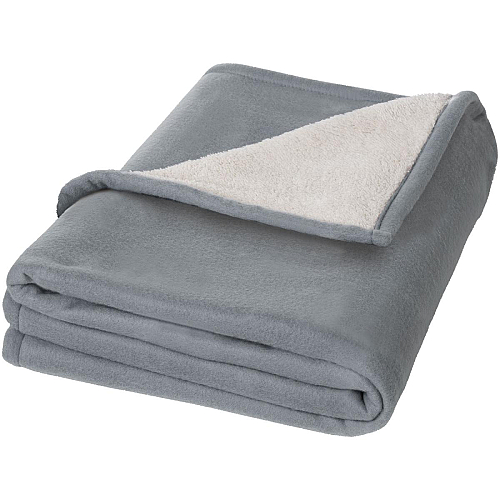 Springwood soft fleece and sherpa plaid blanket 1