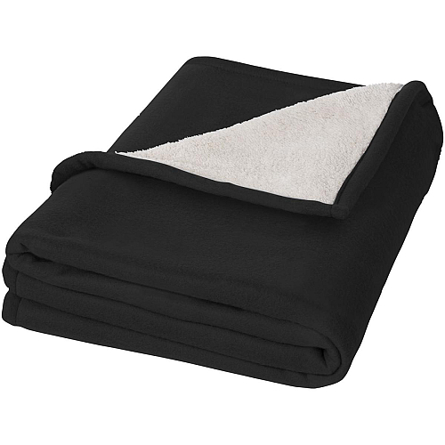 Springwood soft fleece and sherpa plaid blanket 1