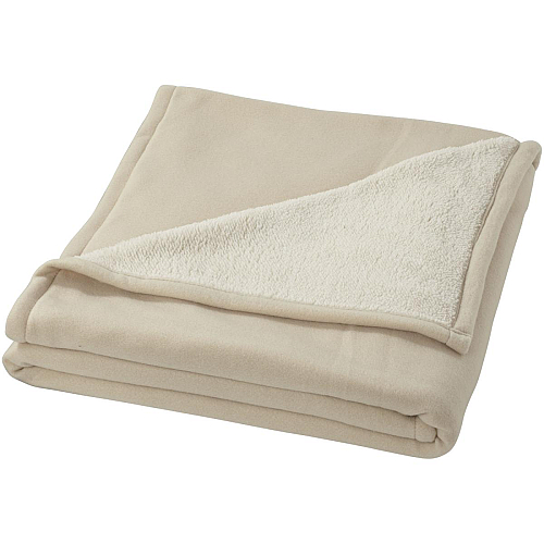 Springwood soft fleece and sherpa plaid blanket 1