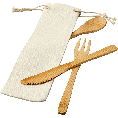 Celuk bamboo cutlery set 1
