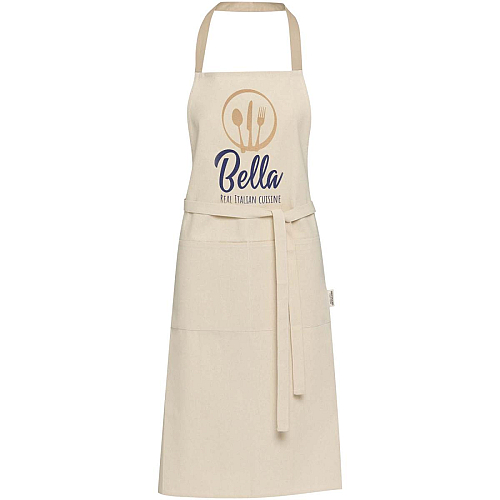 Nia 200 g/m² recycled cotton apron 2