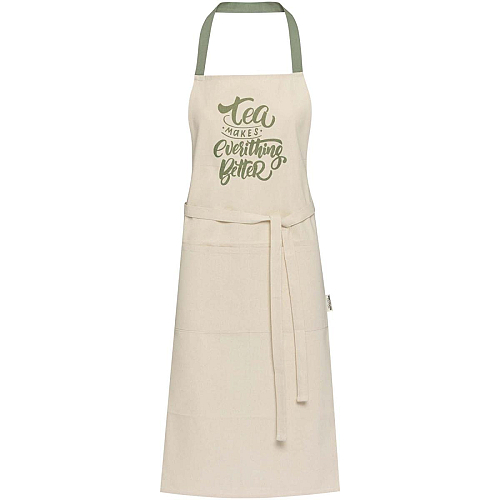 Nia 200 g/m² recycled cotton apron 2