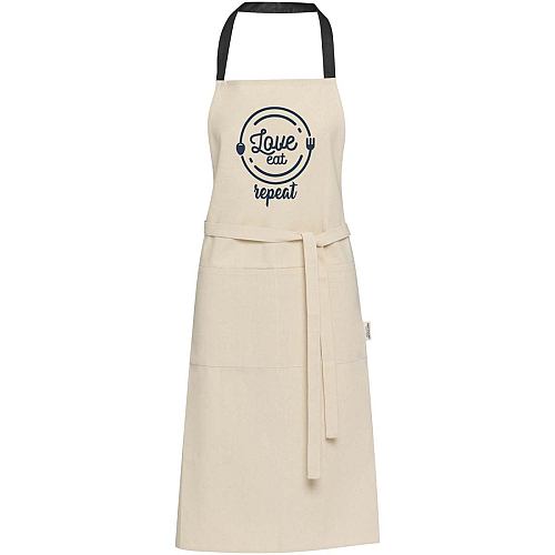 Nia 200 g/m² recycled cotton apron 2