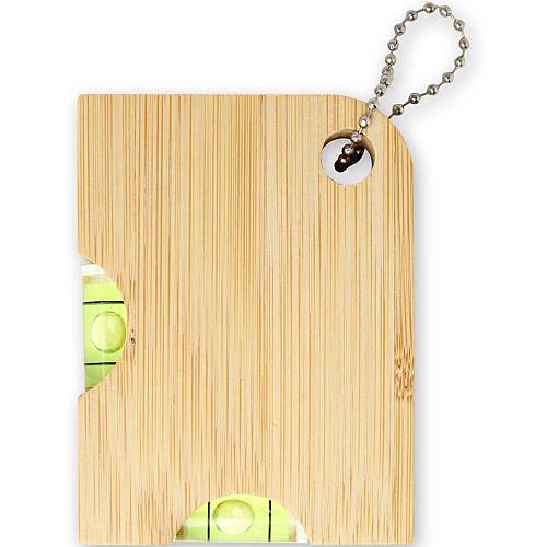 Levo bamboo bottle opener with level  3