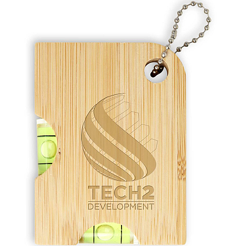 Levo bamboo bottle opener with level  2