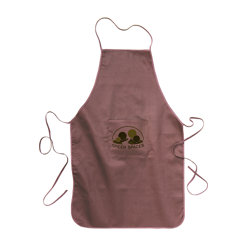 30% cotton/70% polyester (180 g/m2) long cooking apron with front pocket, 60 x 92 cm 2
