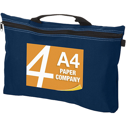 Orlando zippered conference bag with pen loop 2