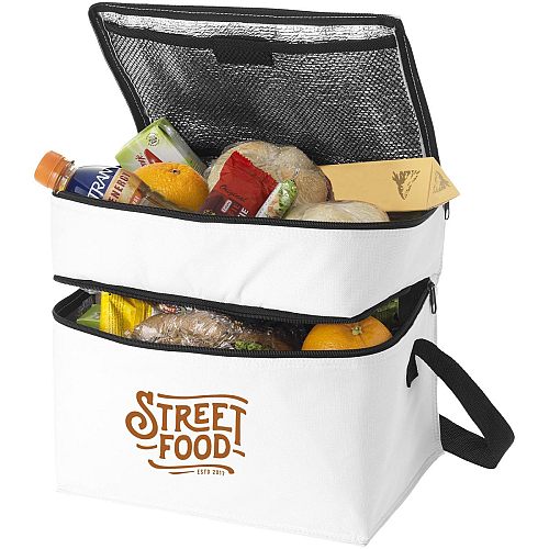 Oslo 2-zippered compartments cooler bag 13L 2