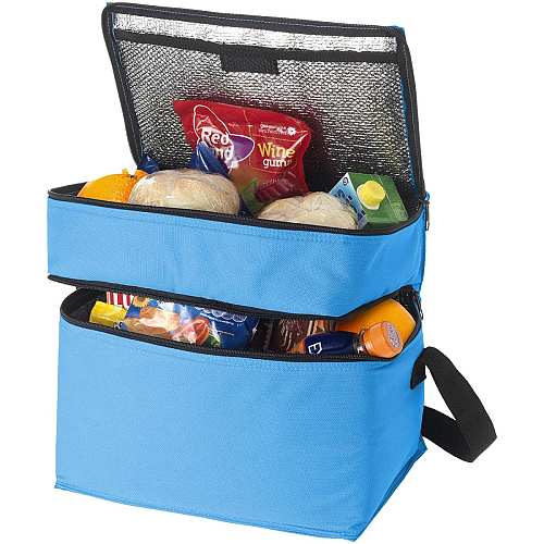 Oslo 2-zippered compartments cooler bag 13L 1