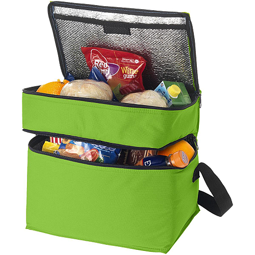 Oslo 2-zippered compartments cooler bag 1