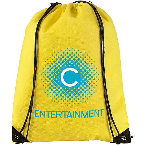 Evergreen non-woven drawstring bag 5L 3