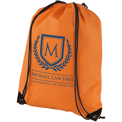 Evergreen non-woven drawstring bag 5L 2