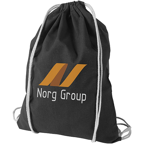Oregon 100 g/m² cotton drawstring bag 5L 2