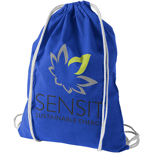 Oregon 100 g/m² cotton drawstring bag 5L 2