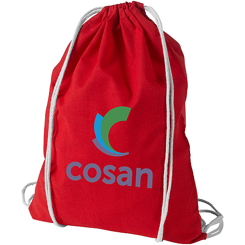Oregon 100 g/m² cotton drawstring bag 5L 2