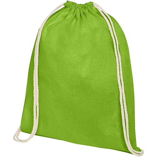 Oregon 100 g/m² cotton drawstring bag 5L 1