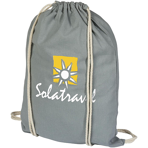 Oregon 100 g/m² cotton drawstring bag 5L 2