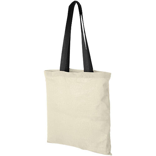 Nevada 100 g/m² cotton tote bag coloured handles 7L 1
